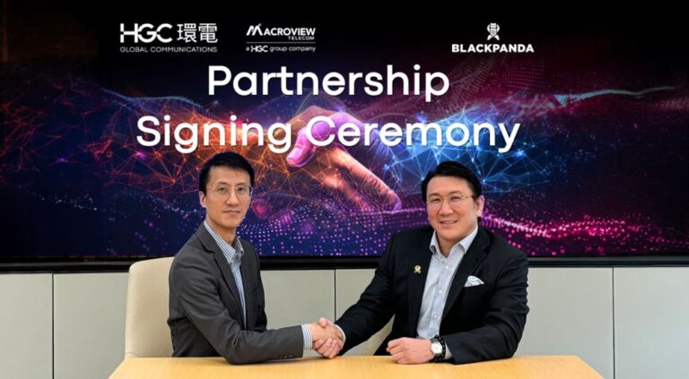 由左至右： HGC環電副總裁 - 統一網絡安全與數碼轉型方案Daniel Ho、Blackpanda 行政總裁 Gene Yu